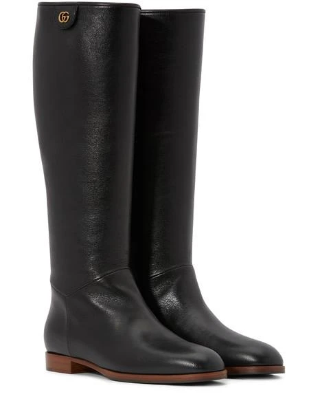 商品Gucci|Rebelle leather boots,价格¥9098,第3张图片详细描述