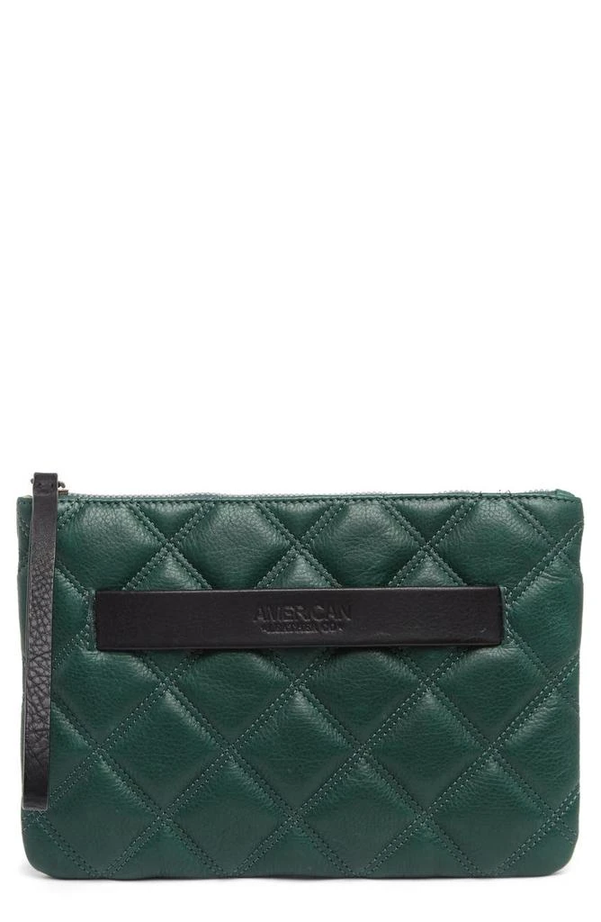 商品AMERICAN LEATHER CO.|Emerson Quilted Leather Wristlet,价格¥143,第1张图片