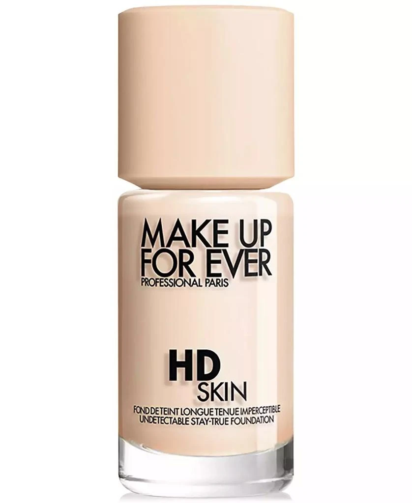 商品Make Up For Ever|HD Skin Waterproof Natural Matte Foundation,价格¥350,第1张图片