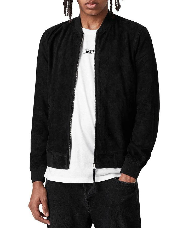 商品ALL SAINTS|Ronan Leather Bomber Jacket,价格¥1800,第1张图片