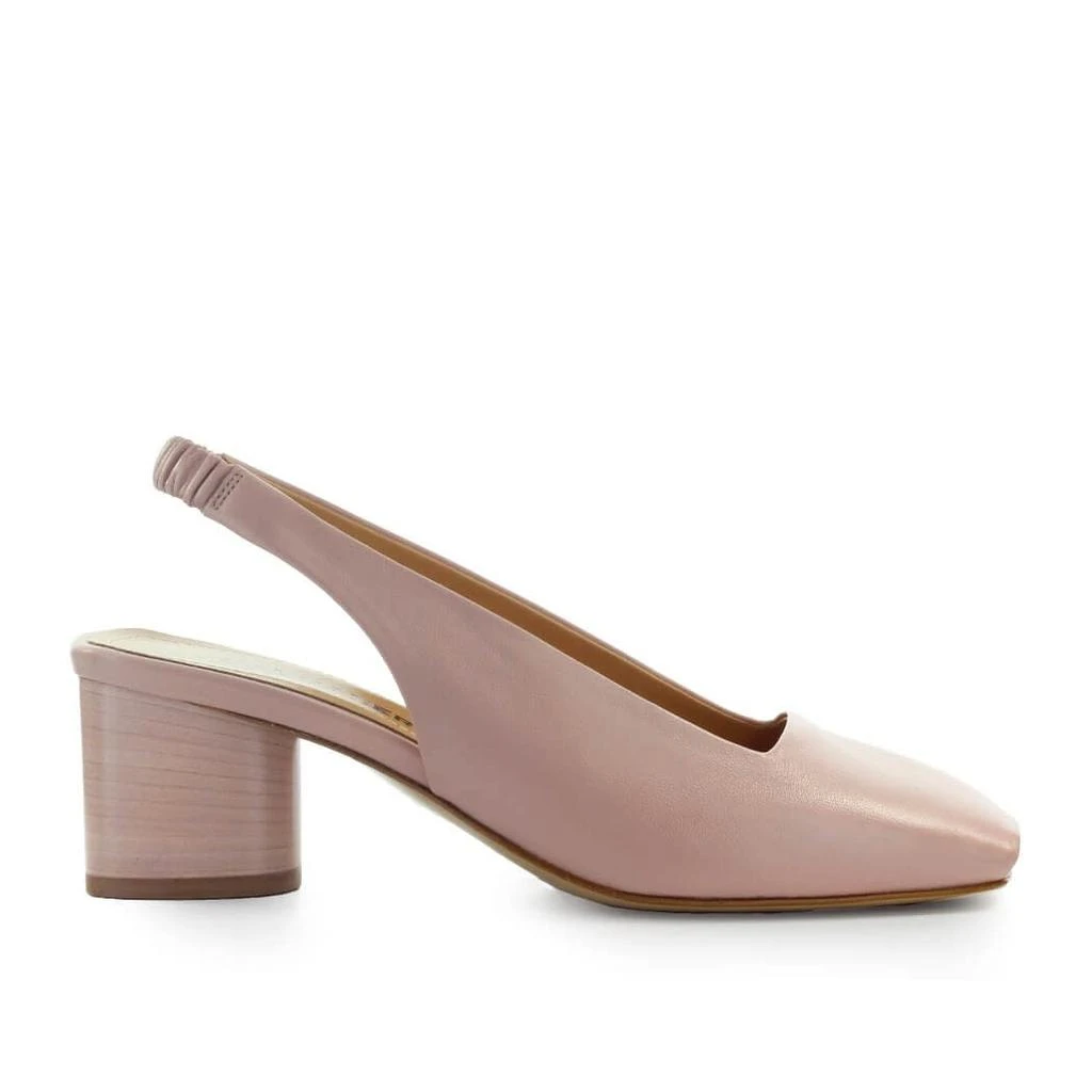 商品HALMANERA|Halmanera Irma Powder Pink Slingback Open Toe Pump,价格¥2417,第1张图片