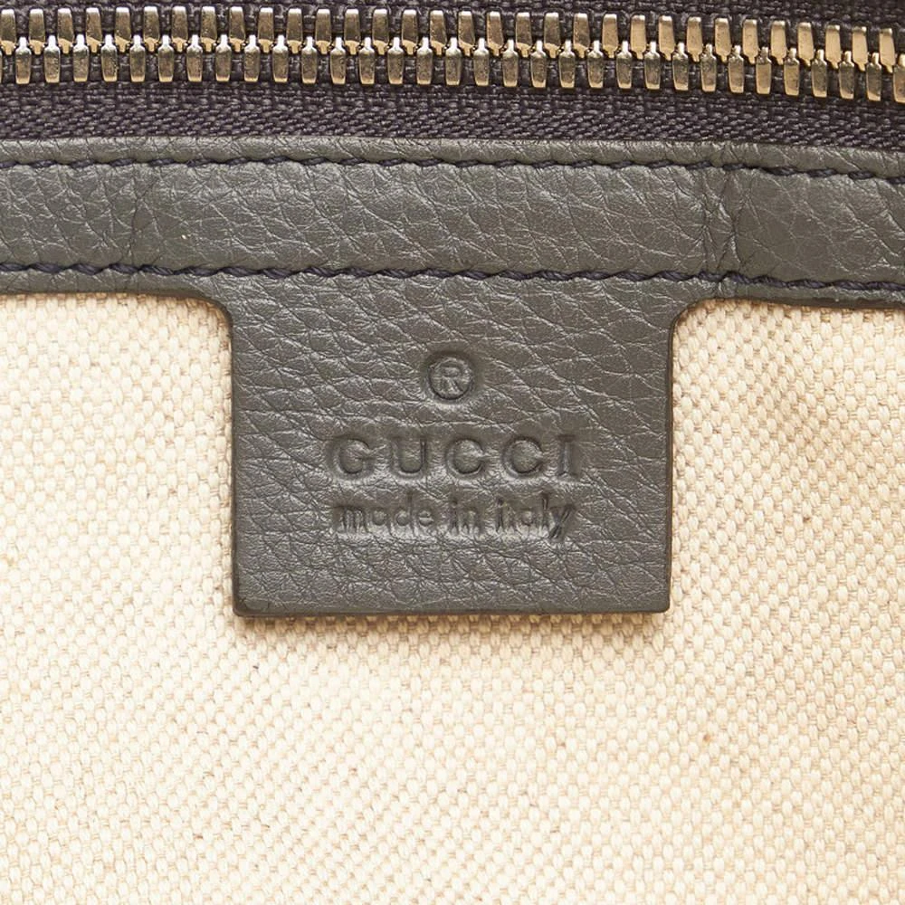 Gucci Grey Leather Soho Business Briefcase Bag 商品