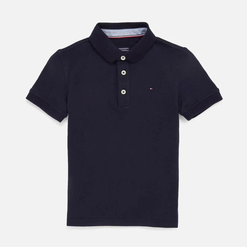 商品Tommy Hilfiger|Tommy Hilfiger Boys' Short Sleeve Polo Shirt - Sky Captain,价格¥180,第1张图片