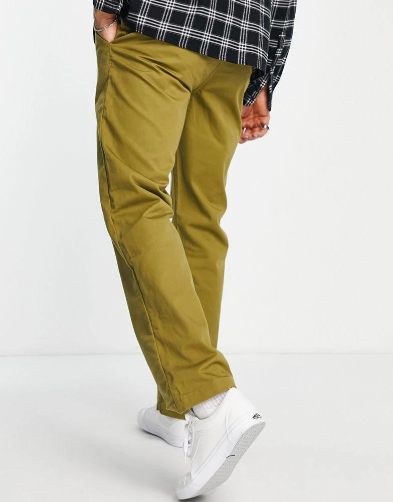 商品Vans|Vans authentic relaxed chino trousers in brown,价格¥389,第2张图片详细描述