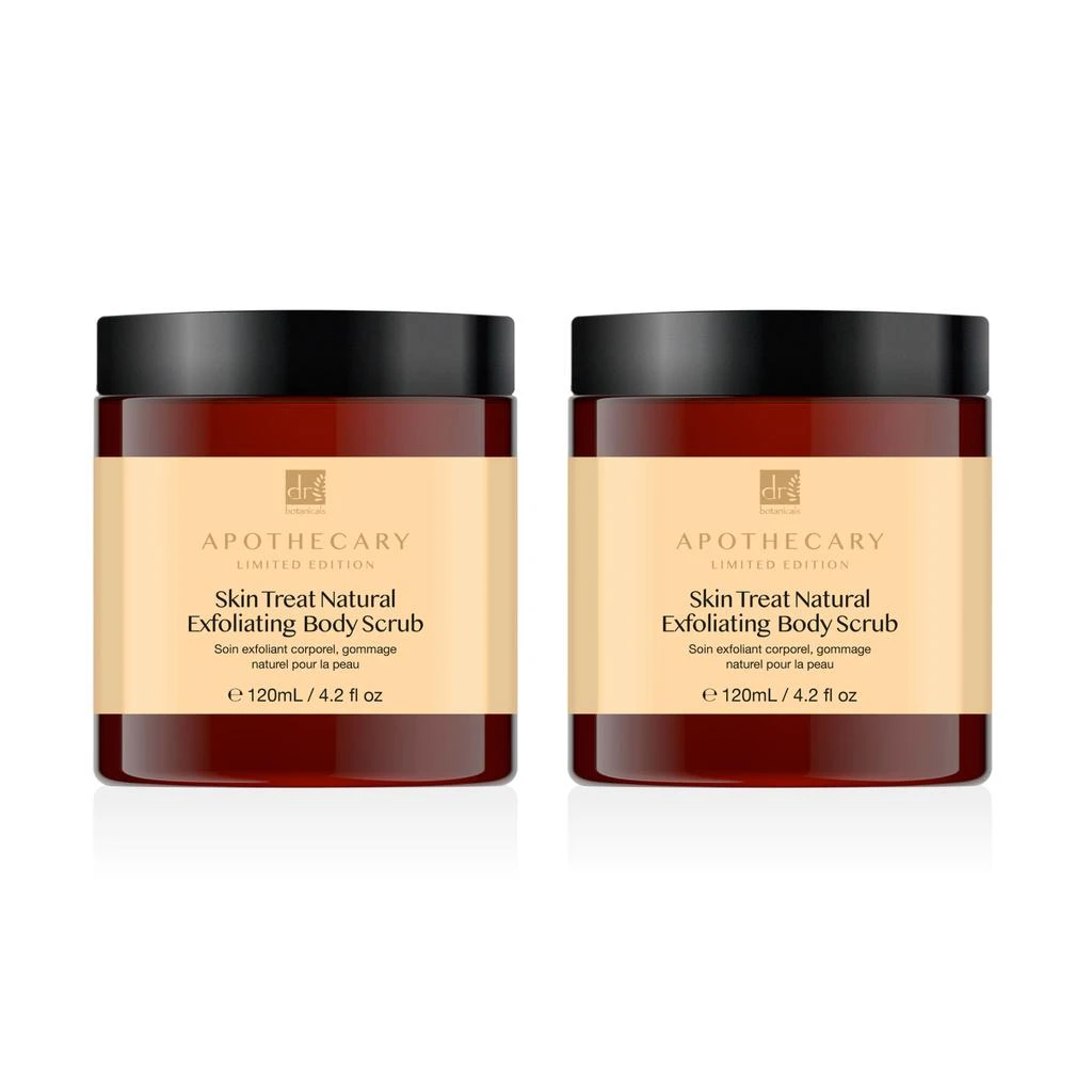 商品Dr. Botanicals|Skin Treat Natural Exfoliating Body Scrub 120ml Twin Value Savings Pack,价格¥177,第1张图片