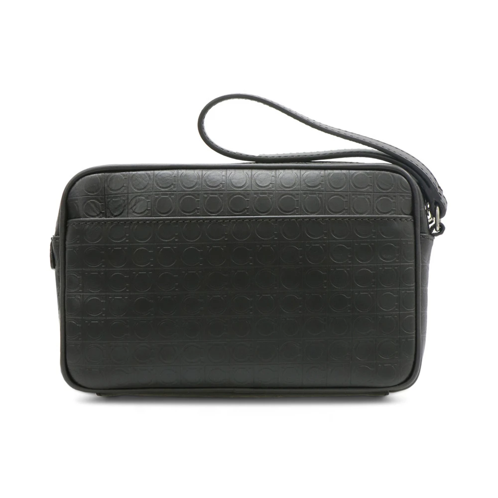 SALVATORE FERRAGAMO 女士棕色经典手拿包 24-9694-587916 商品