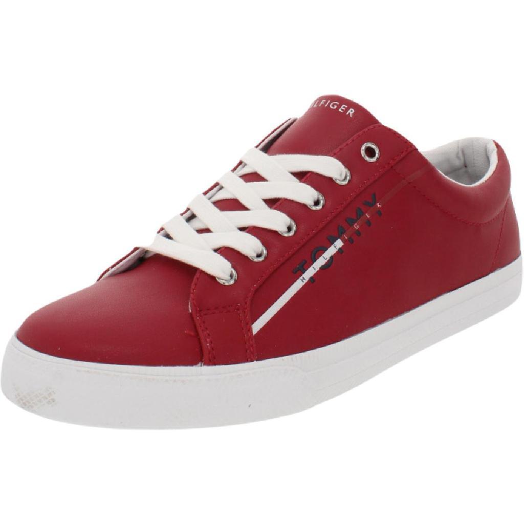 商品Tommy Hilfiger|Tommy Hilfiger Womens Luhn Faux Leather Low Top Casual and Fashion Sneakers,价格¥370-¥414,第1张图片