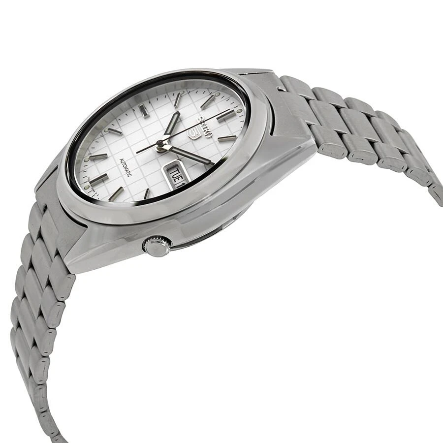 商品Seiko|Series 5 Automatic White Grid Dial Men's Watch SNXF05,价格¥960,第2张图片详细描述