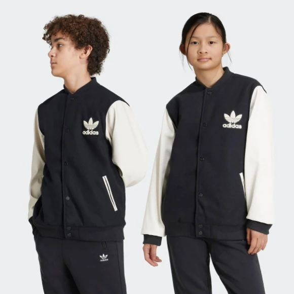 商品Adidas|【Brilliant|包邮包税】阿迪达斯 VRCT JACKET 儿童  外套 夹克/外套  IY7505 BLACK,价格¥886,第1张图片