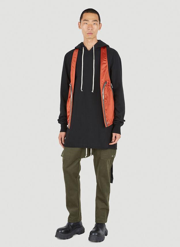 商品Rick Owens|Pullover Hooded Sweatshirt in Black,价格¥3180,第4张图片详细描述