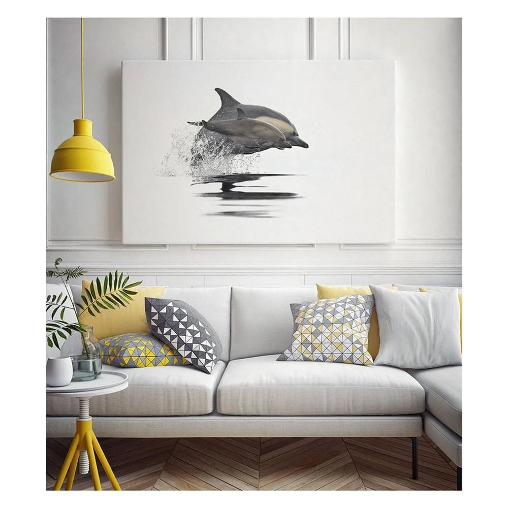 商品Giant Art|24" x 18" Mother and Daughter in Sync Museum Mounted Canvas Print,价格¥879,第4张图片详细描述