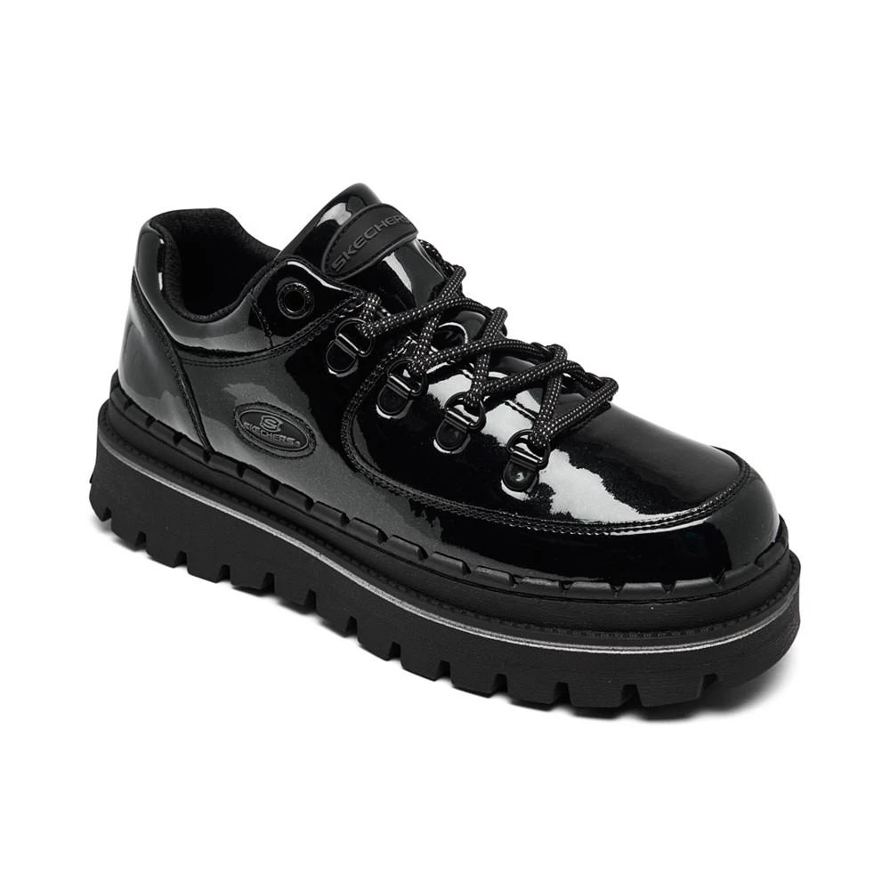 商品SKECHERS|Women's Jammers - Cool Block Fashion Lace-Up Platform Casual Shoes from Finish Line,价格¥490,第1张图片