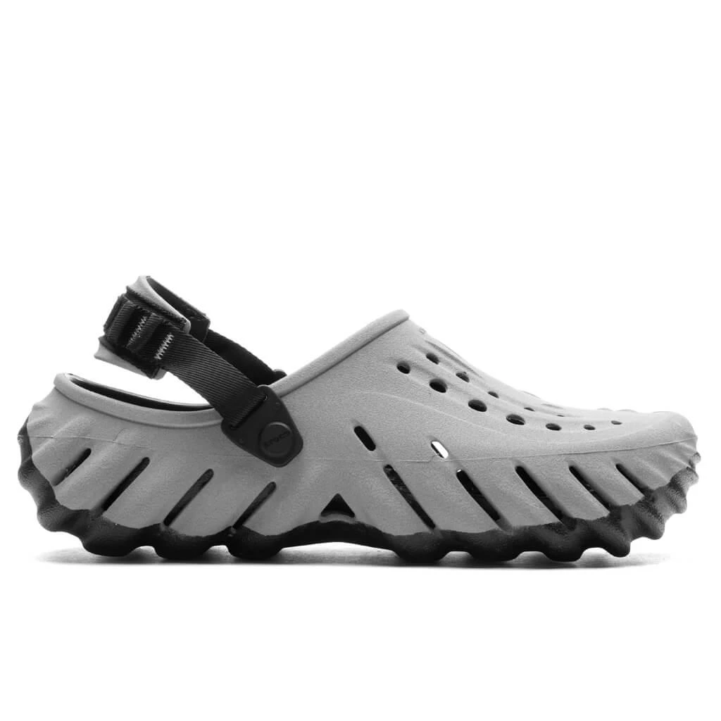 商品Crocs|Echo Reflective Clog - Black/Reflective,价格¥601,第1张图片