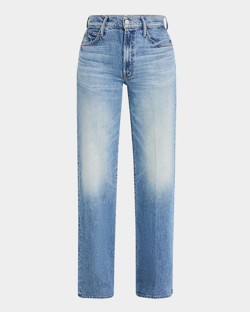 商品MOTHER|The Mid-Rise Tunnel Vision Sneak Jeans,价格¥693,第1张图片