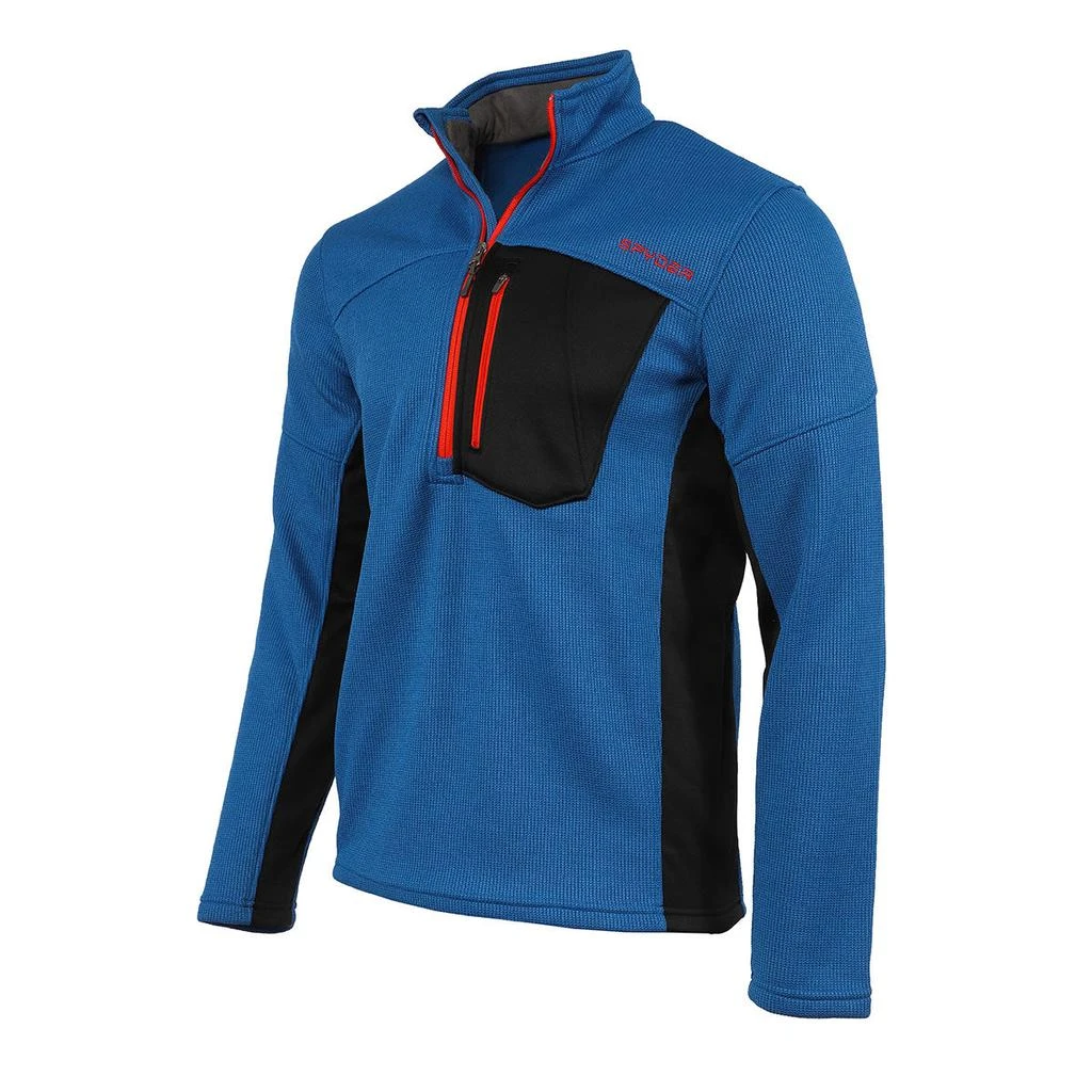 商品Spyder|Spyder Men's Bandit Hybrid 1/2 Zip Jacket,价格¥380,第2张图片详细描述