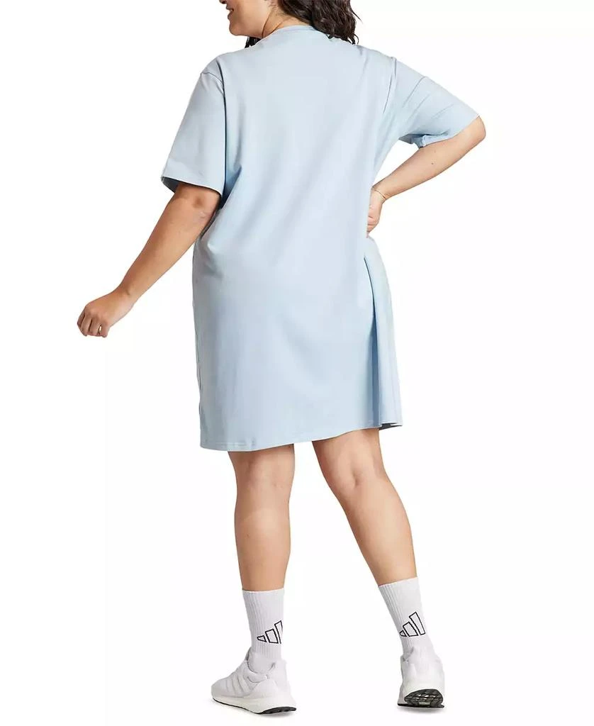 商品Adidas|Plus Size Essentials 3-Stripes Boyfriend T-Shirt Dress,价格¥184,第5张图片详细描述