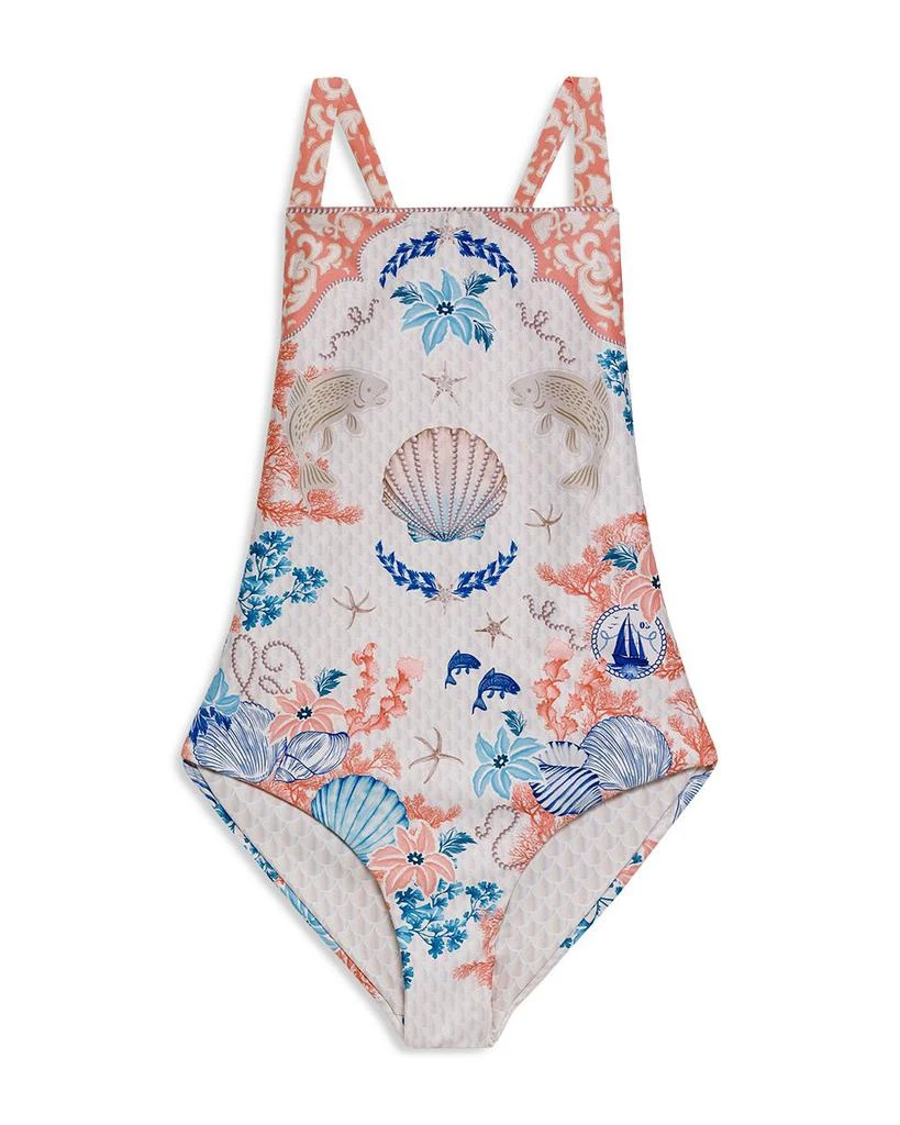 商品Agua Bendita|Girls' Amins Sereia Swimsuit - Little Kid, Big Kid,价格¥626,第1张图片