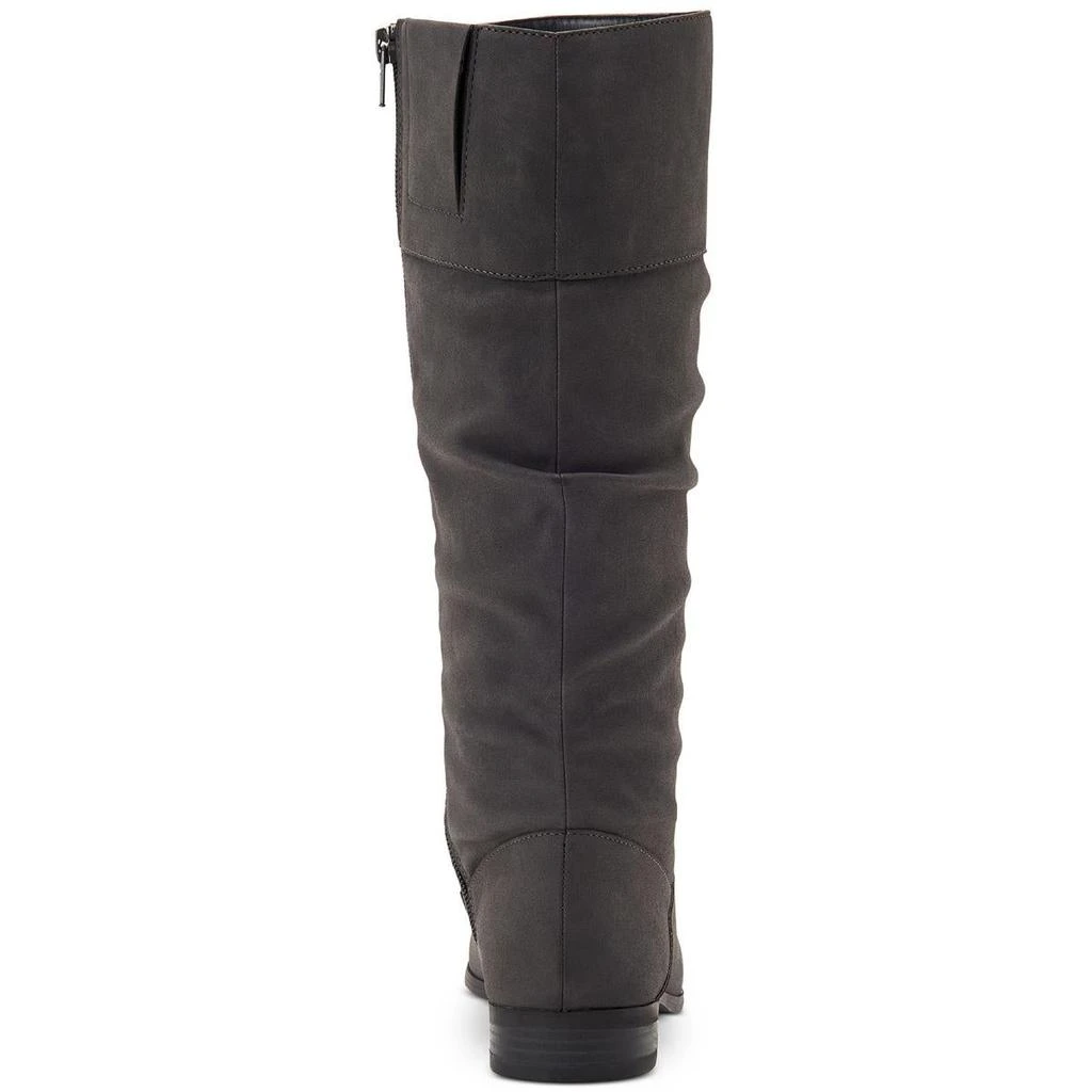 商品Style & Co|Style & Co. Womens Kelimae 2 Faux Suede Ruched Mid-Calf Boots,价格¥107,第3张图片详细描述