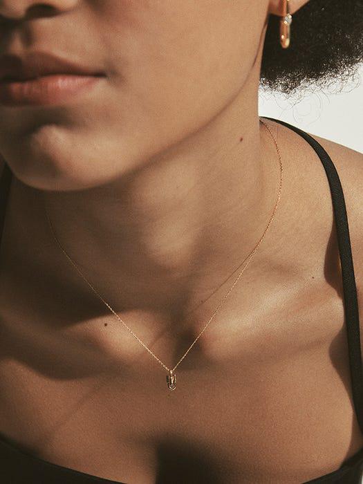 Dual H Necklace Yellow_HL6N23518Y4420商品第3张图片规格展示