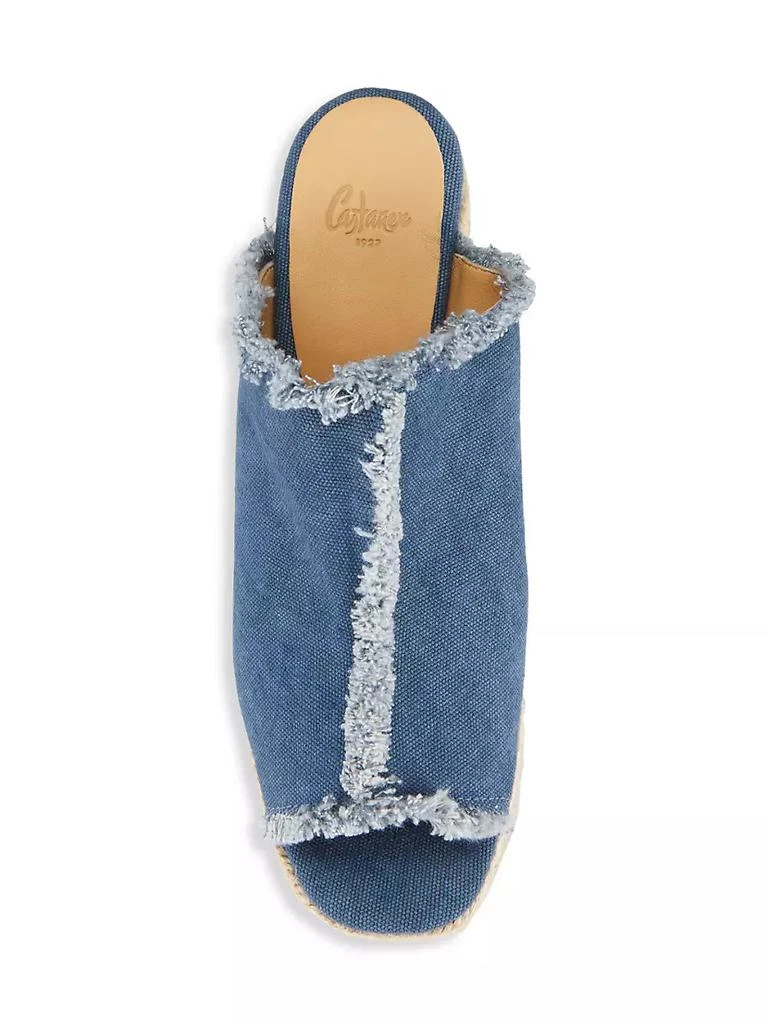 商品CASTAÑER|Fatima Canvas Wedge Sandals,价格¥763,第5张图片详细描述