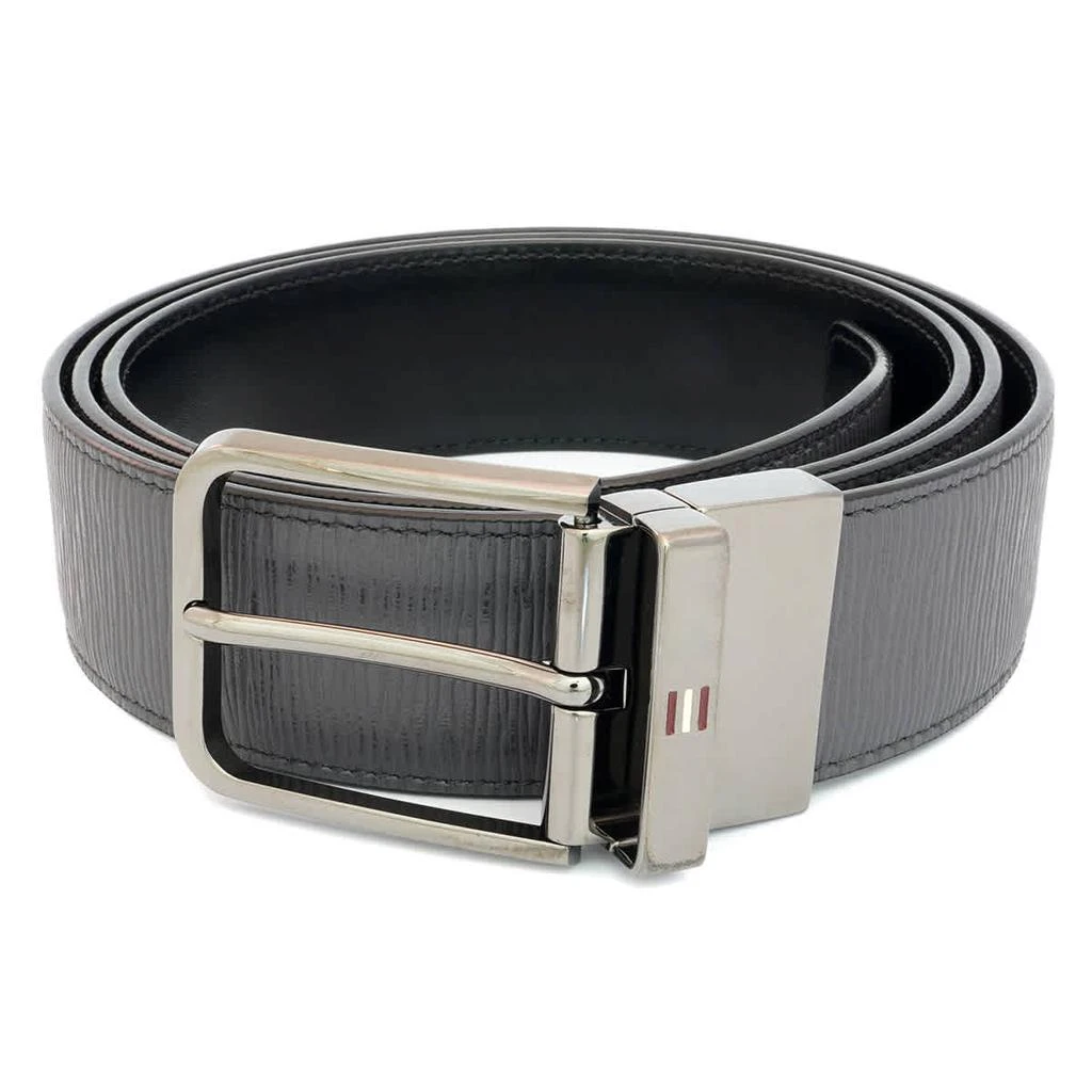 商品Bally|Arkin Grey Leather Adjustable Belt,价格¥1051,第1张图片