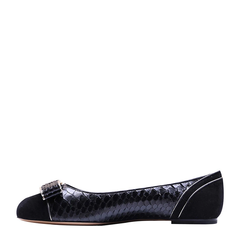 Salvatore Ferragamo 菲拉格慕 女士平底鞋牛皮黑色 01-M487-667701 商品
