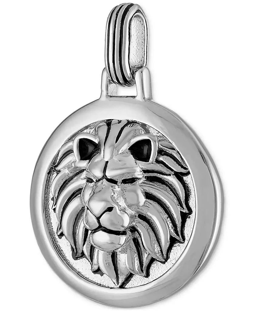 商品Esquire Men's Jewelry|Lion Amulet Pendant in Sterling Silver, Created for Macy's,价格¥719,第2张图片详细描述