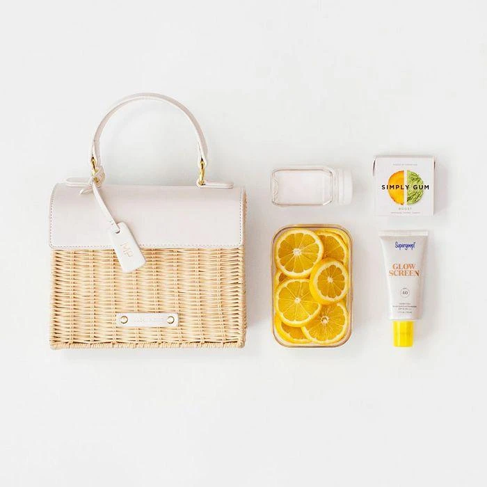 商品Modern Picnic|The Mini Luncher Wicker Lunch Box,价格¥1029,第3张图片详细描述