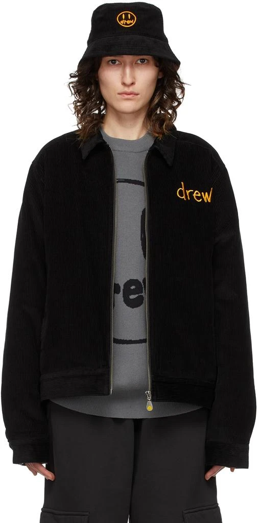 商品Drew House|SSENSE Exclusive Black Painted Mascot Jacket,价格¥1386,第1张图片