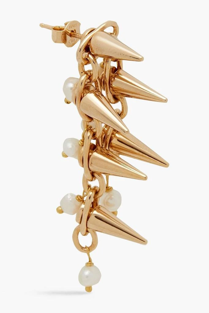 商品ROSANTICA|Gold-tone faux pearl earrings,价格¥915,第3张图片详细描述