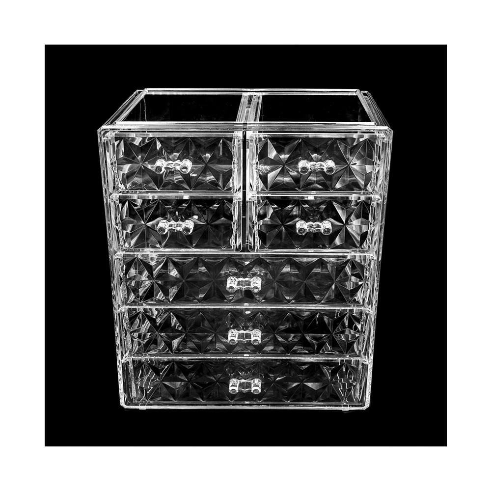 商品Sorbus|Cosmetic Makeup and Jewelry Storage Case Display - 3 Large 4 Small Drawers,价格¥367,第5张图片详细描述