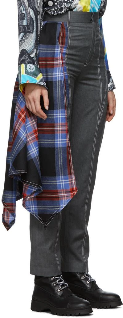 商品Charles Jeffrey Loverboy|Grey Draped Trousers,价格¥2183,第2张图片详细描述