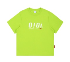 商品oioi|【享贝家】OIOI 休闲宽松短袖T恤 男女同款 绿色 T-SHIRTS-LIME,价格¥196,第1张图片