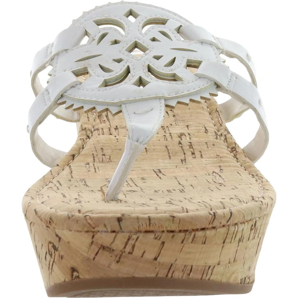 Circus by Sam Edelman Womens Rocky Faux Leather Thong Wedges 商品