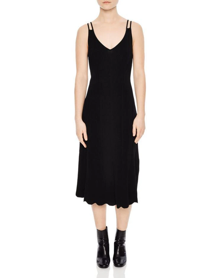 商品Sandro|Sandro Bluan Knit Midi Dress,价格¥1216,第1张图片