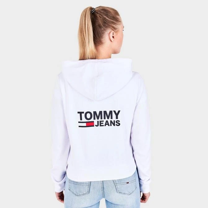 商品Tommy Hilfiger|Women's Tommy Jeans Logo Full-Zip Hoodie,价格¥225,第1张图片