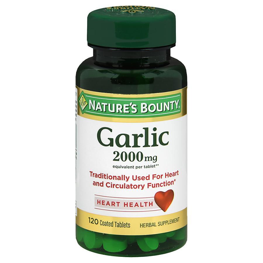 商品Nature's Bounty|Odor-Free Garlic 2000mg, Tablets,价格¥70,第1张图片