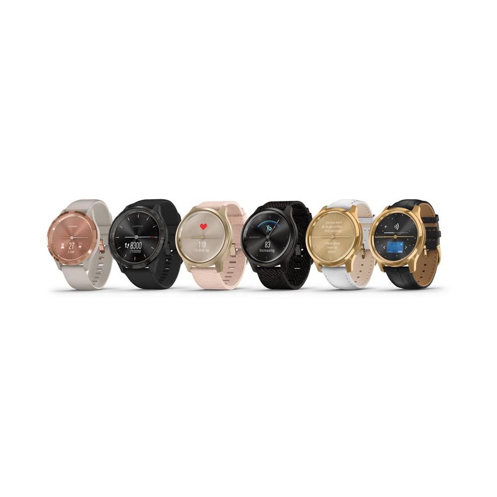 Unisex Vivomove 3 Style Rose Gold Silicone Strap Smart Watch 24.1mm商品第8张图片规格展示