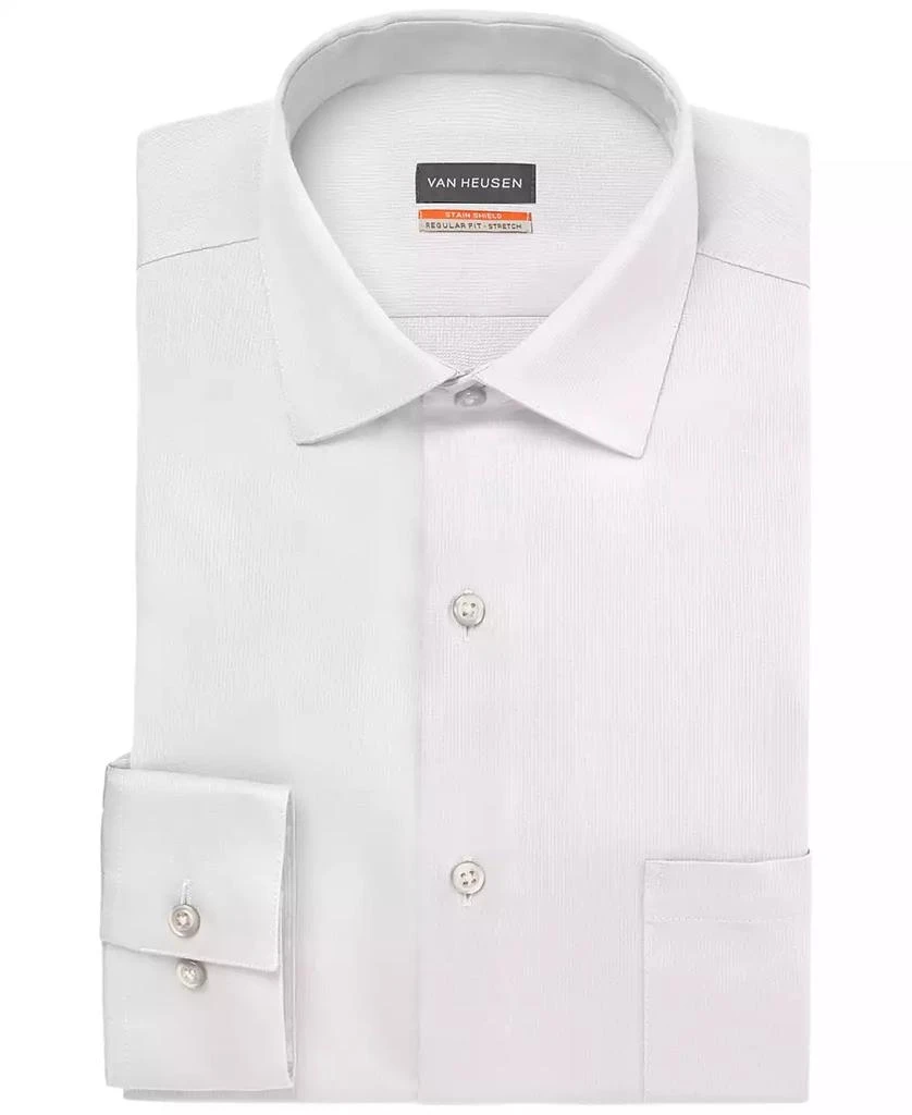 商品Van Heusen|Men's Big & Tall Classic/Regular-Fit Stain Shield Solid Dress Shirt,价格¥171,第1张图片