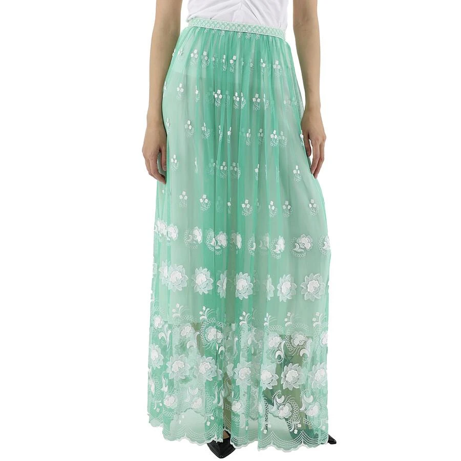 商品Burberry|Ladies Floor-length Embroidered Tulle Skirt,价格¥1602,第1张图片