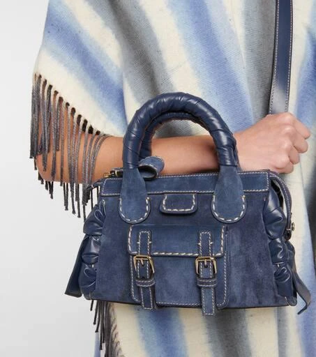 商品Chloé|Edith Medium suede tote,价格¥12803,第2张图片详细描述