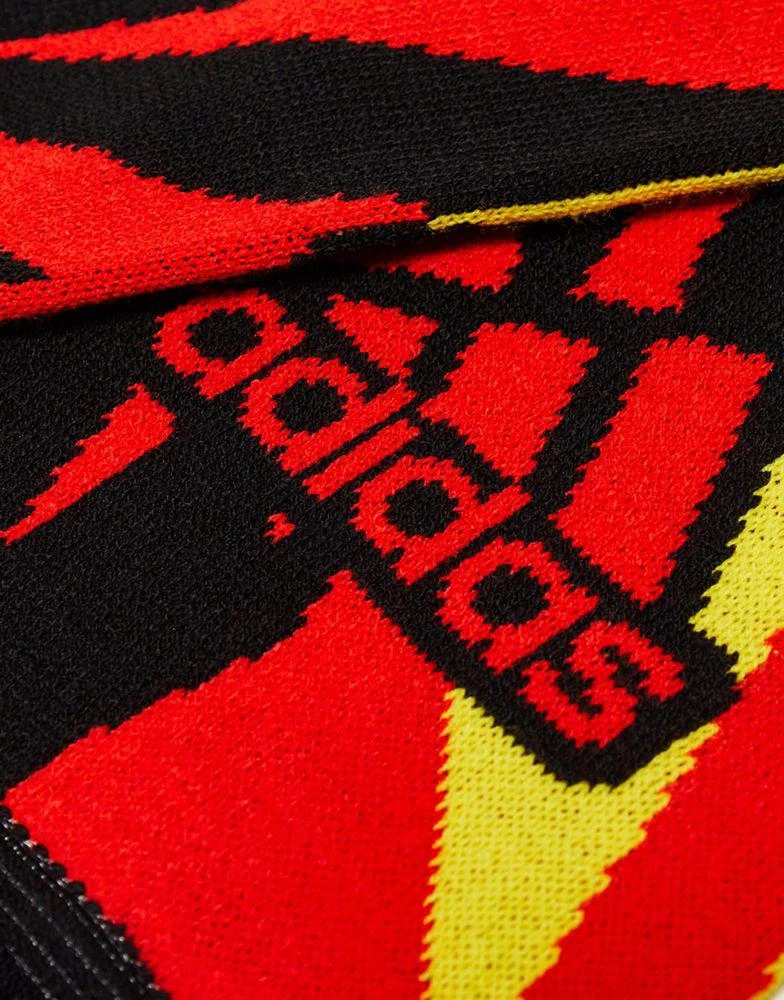 商品Adidas|adidas Football Belgium World Cup 2022 scarf in black and red,价格¥87,第4张图片详细描述