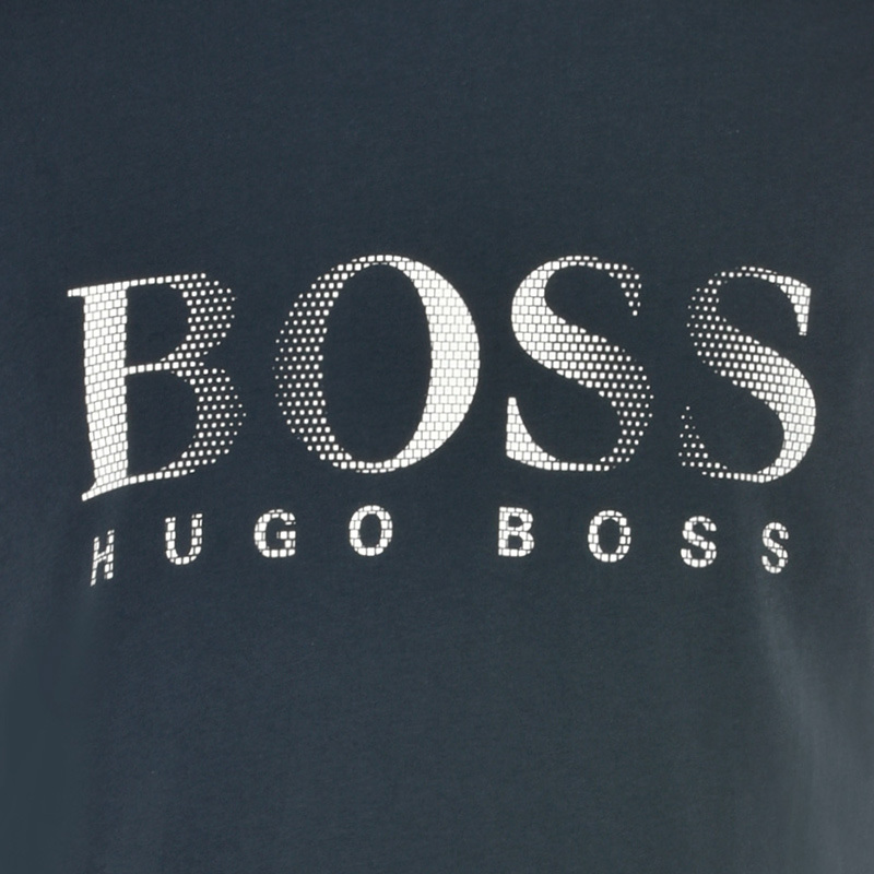 Hugo Boss 雨果博斯 深蓝色纯棉男士短袖T恤 T-SHIRTRN-50332287-413商品第2张图片规格展示
