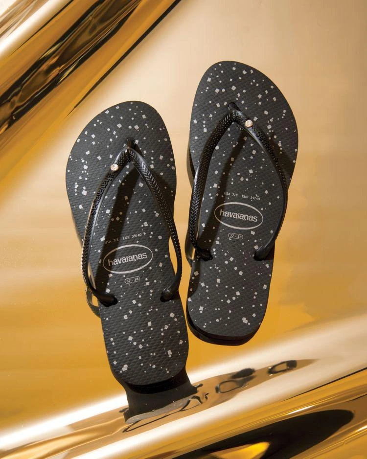 商品Havaianas|Cosmic Glitter Slim Flip Flops 人字拖,价格¥134,第3张图片详细描述