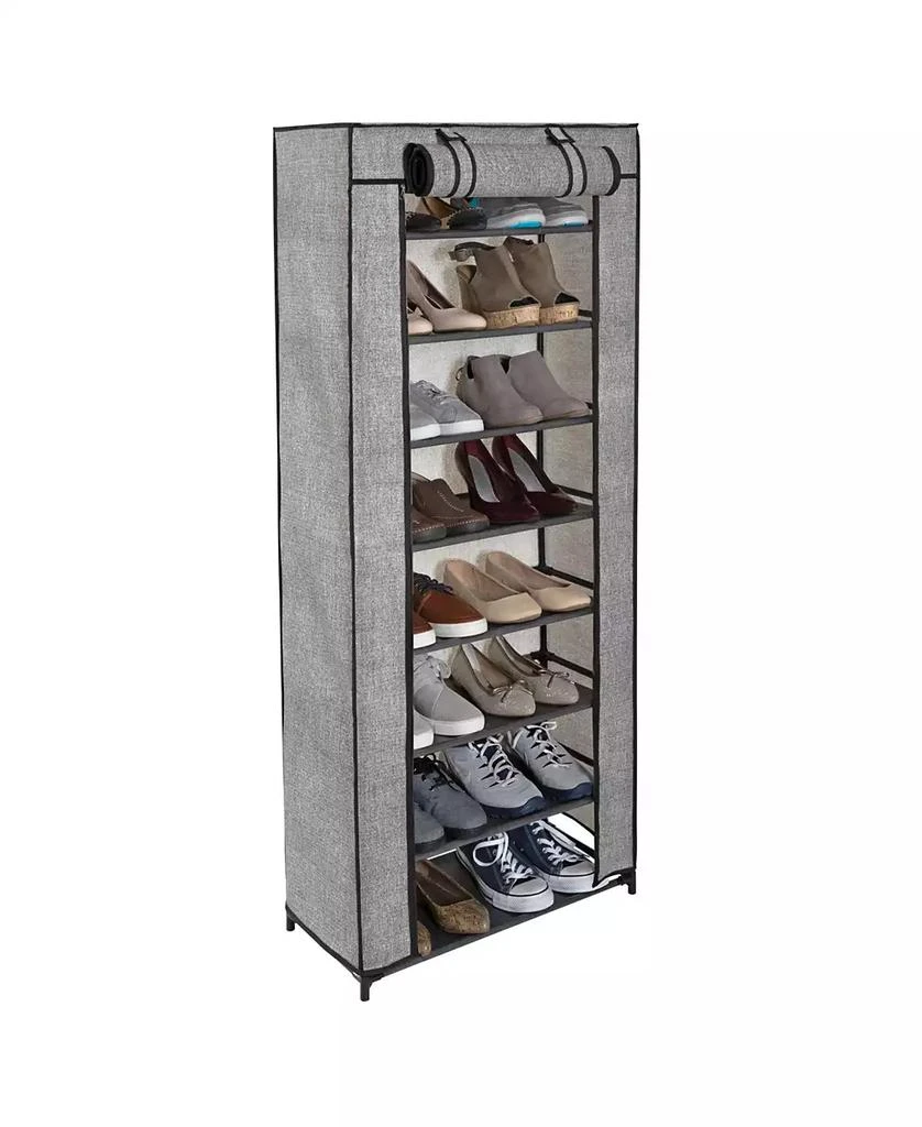 商品Simplify|8 Tier Shoe Organizer with Cover,价格¥460,第2张图片详细描述