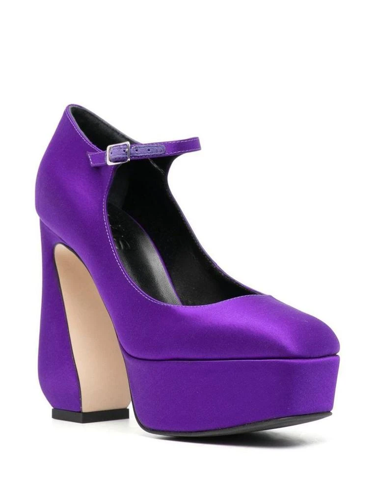 商品SI ROSSI|SI ROSSI Crepe satin pumps,价格¥2731,第4张图片详细描述