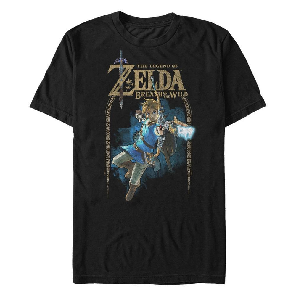 商品Nintendo|Nintendo Men's Legend of Zelda Bow And Arrow Short Sleeve T-Shirt,价格¥176,第1张图片