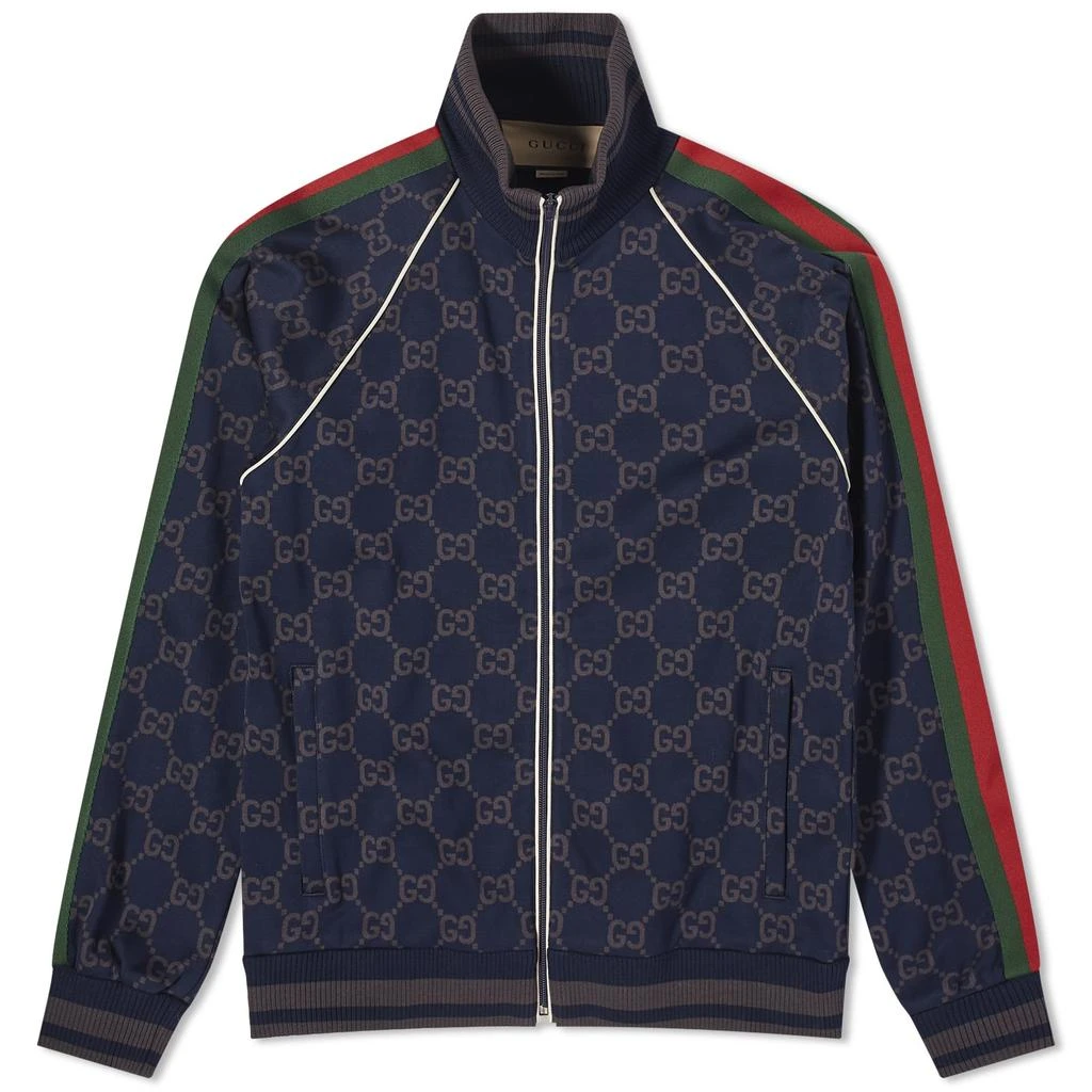 商品Gucci|Gucci GG Jersey Track Jacket,价格¥17203,第1张图片