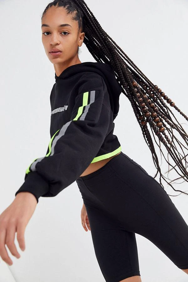 商品I.AM.GIA|I.AM.GIA Mercury Reflective Striped Hoodie Sweatshirt,价格¥592,第2张图片详细描述
