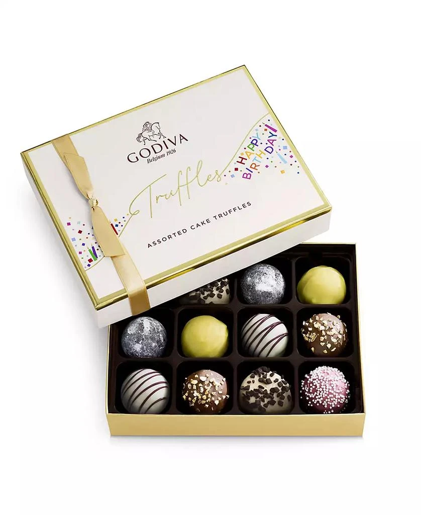 商品Godiva|Happy Birthday Truffle Gift Box, 12 Piece,价格¥290,第1张图片